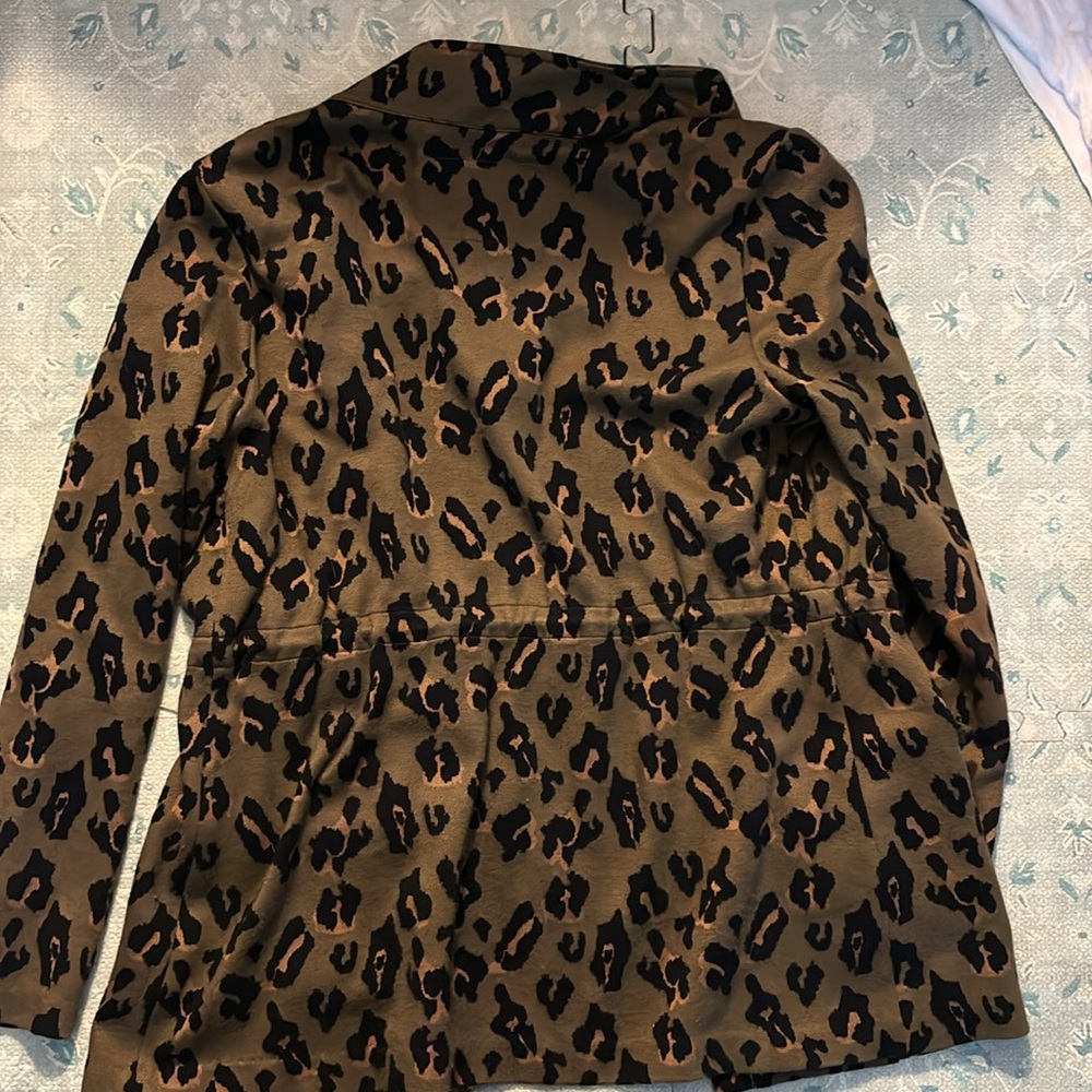 Leopard Print Utility Jacket - image 3